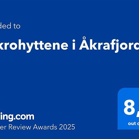 Mikrohyttene I Akrafjorden Etnesjoen Exterior foto