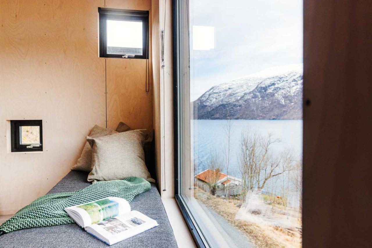 Mikrohyttene I Akrafjorden Etnesjoen Exterior foto