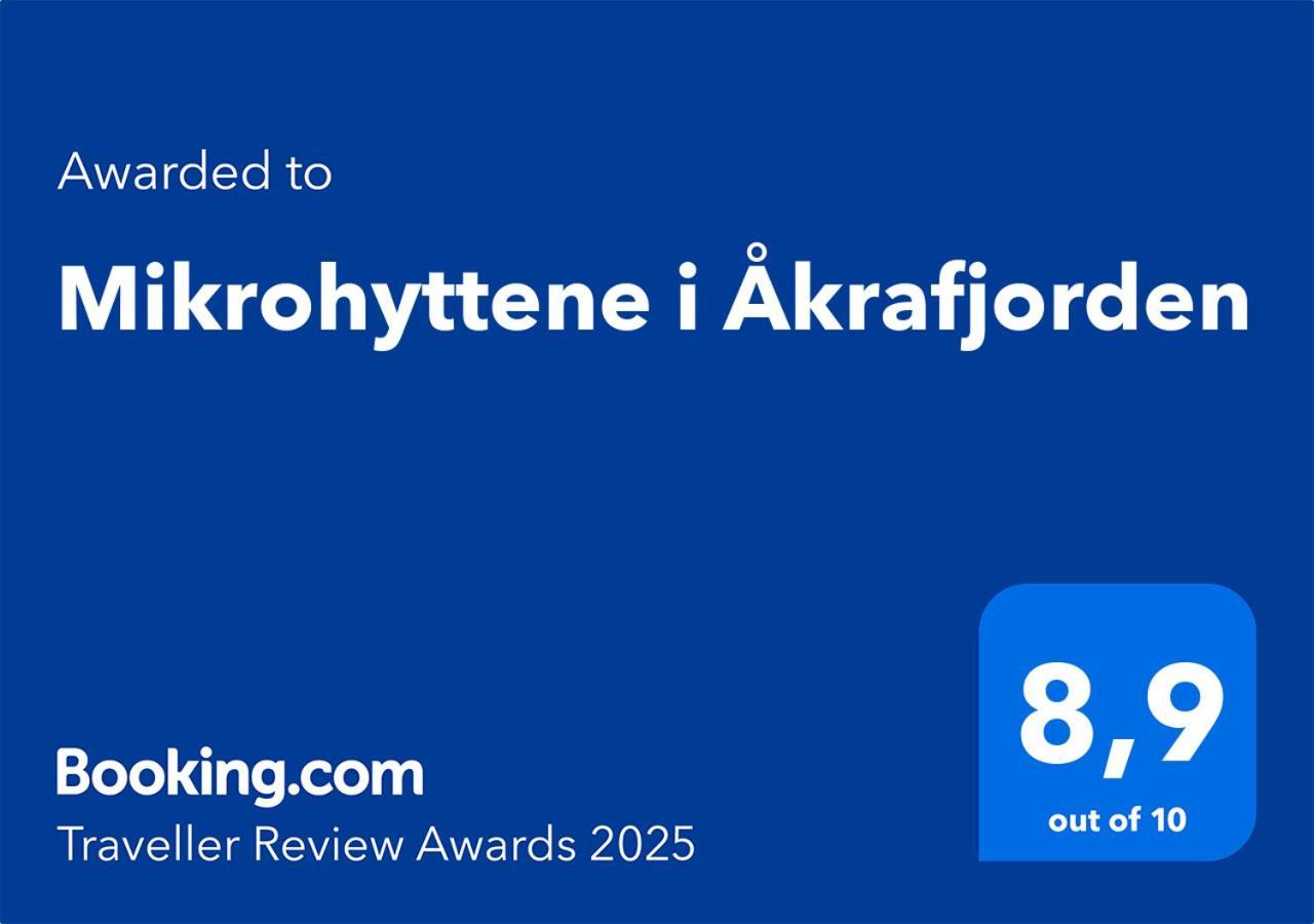 Mikrohyttene I Akrafjorden Etnesjoen Exterior foto